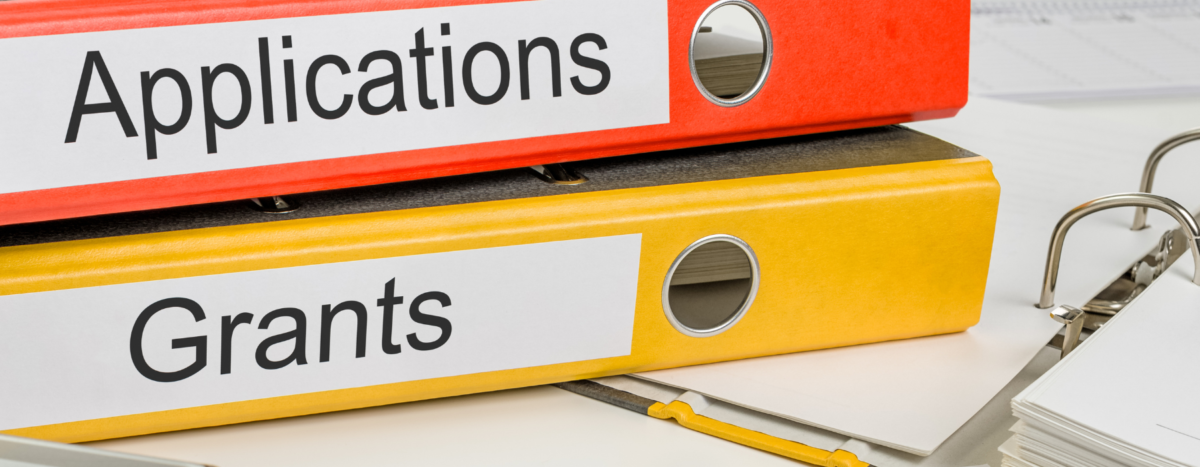 Two folders titled Applications and Grants